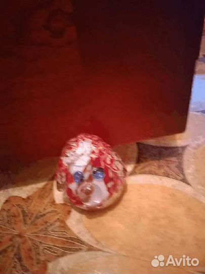 Статуэтка собачка цветное стекло