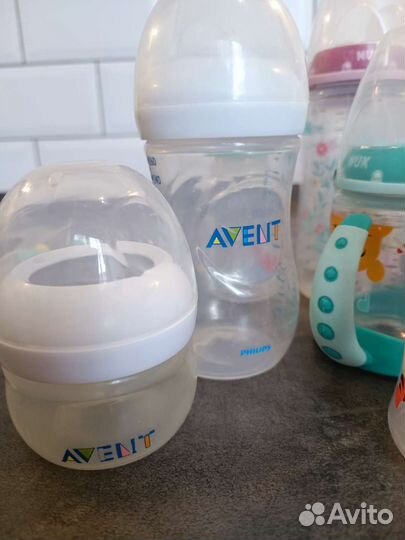 Бутылочки для кормления NUK, Avent
