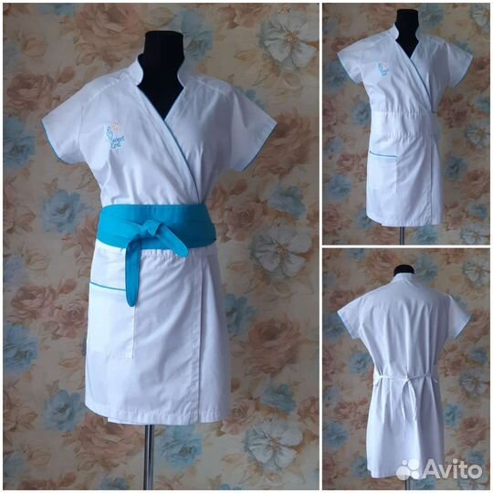 Халат косметолога Sweet Epil пояс-кушак р.52-54