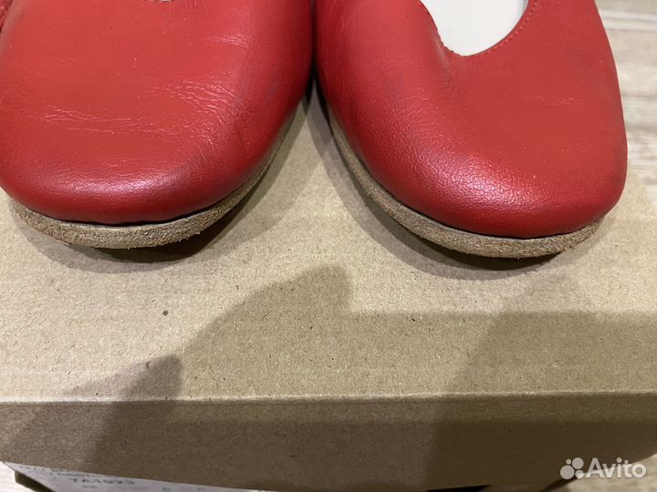Туфли для народных танцев красные 37 размер