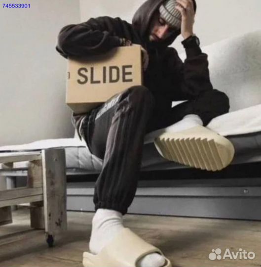 Тапочки Сланцы Adidas yeezy slide. Доставка