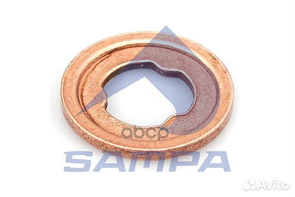 Шайба форсунки MB медная 7,3x15x1,5мм 203468 sampa