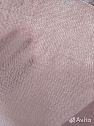 Отрезы цветного и белого льна