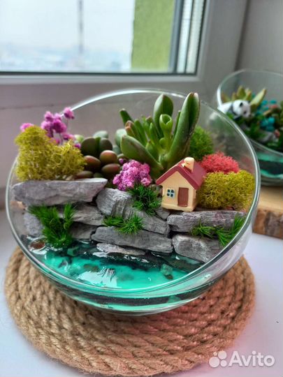 Флорариум в подарок 12 см