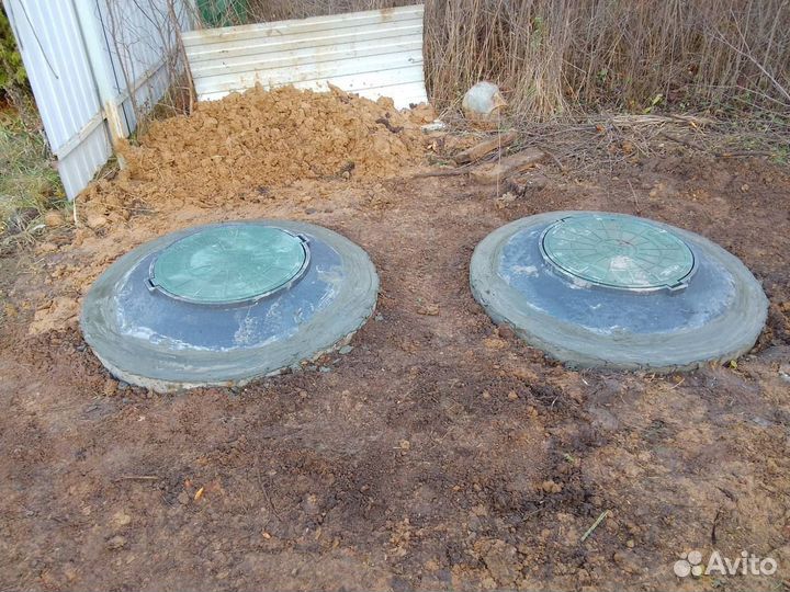 Септики из бетонных колец под ключ