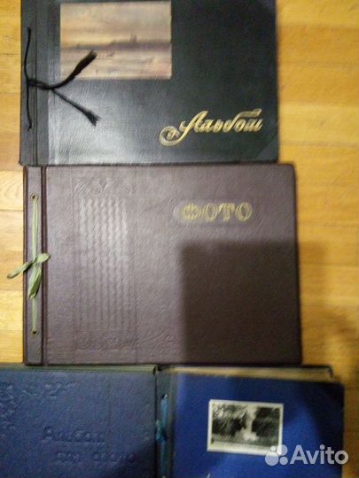 Фотоальбомы - артисты и животные 9 шт ретро