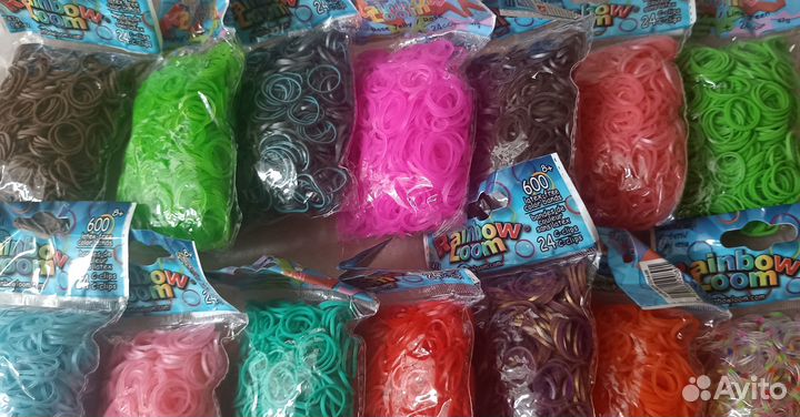 Оригинальные резиночки Rainbow loom 16 наборов