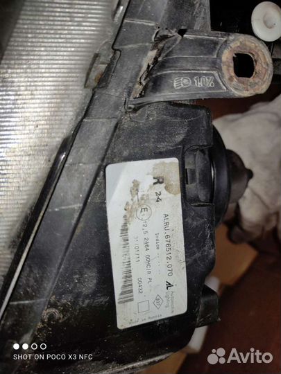 Логан 2 Ларгус фара правая