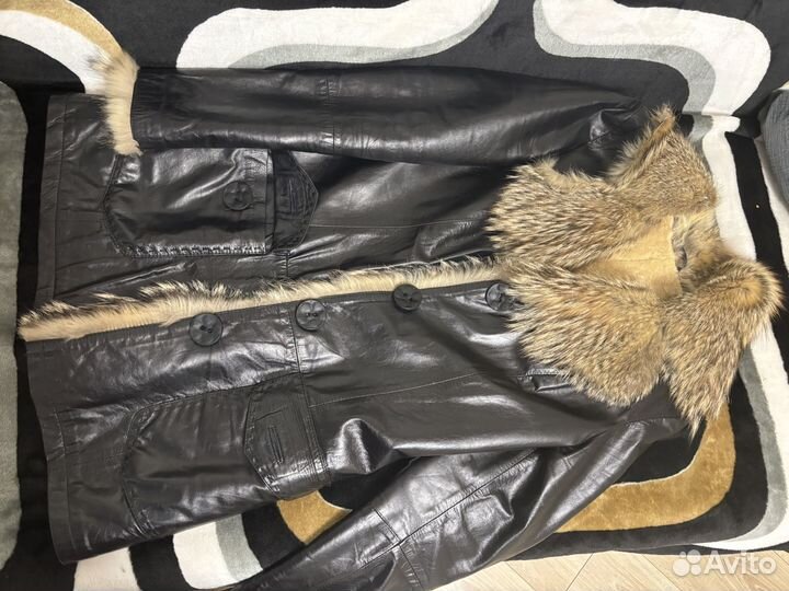 Дубленка женская 48 50 52 короткая зимняя