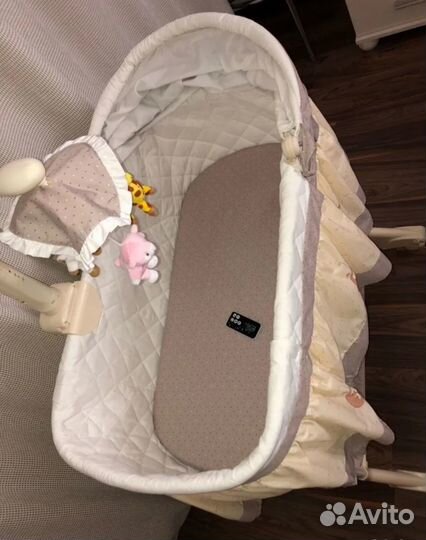 Кроватка-колыбель качалка приставная 3 в 1 Viana