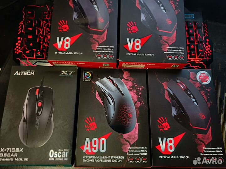 Новые компьютерные мышки, не распечатаны