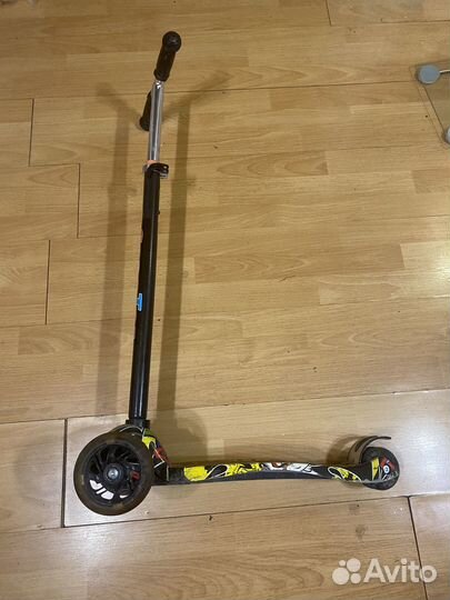 Детский самокат с тормозом, домик в подарок