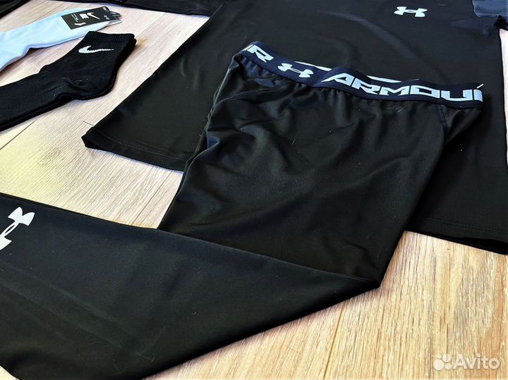 Рашгард Under Armour Black - 5/1, 2/255