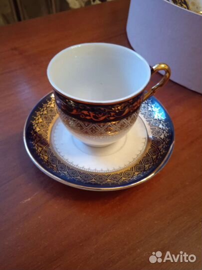 Сервиз кофейный фарфоровый новый
