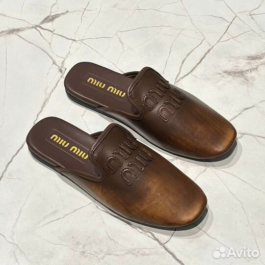 Шлепки miu miu 36-41