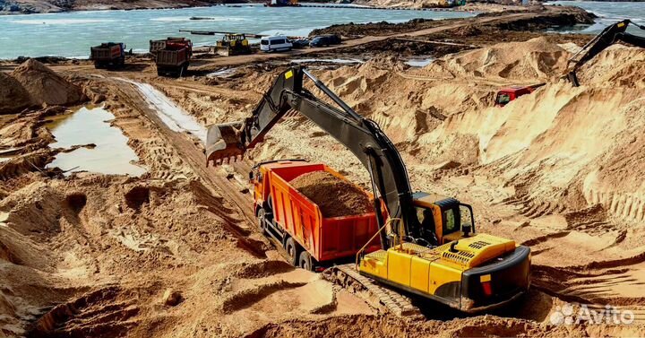 Песок строительный с доставкой