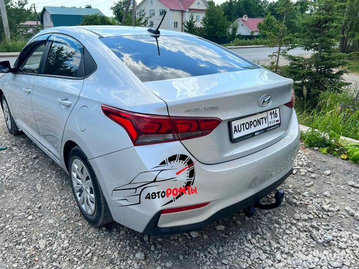 Фаркоп Хендай Солярис съемный