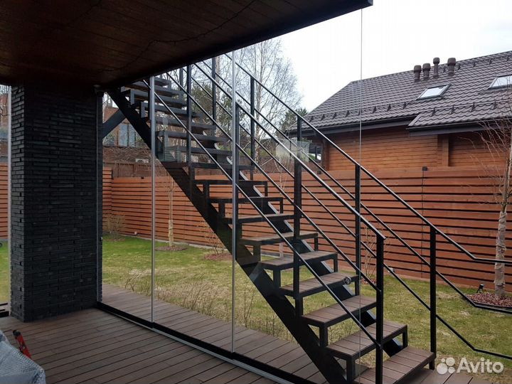 Безрамное остекление для балконов под клюс