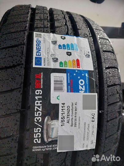 Altenzo Sports Comforter Plus 255/35 R19 и 285/30 R19 98Y