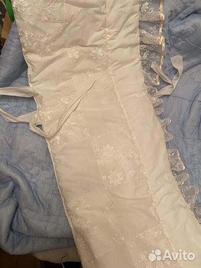 Бортики хлопковые в детскую кроватку