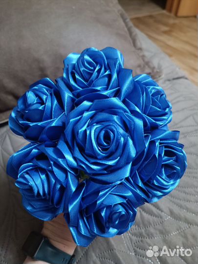 Букет из атласных лент