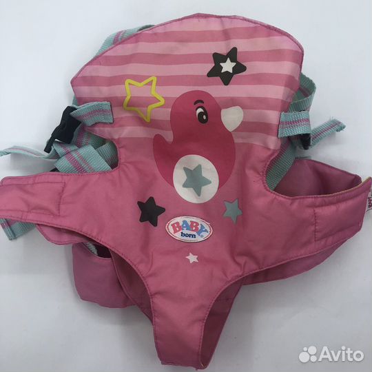 Переноска Zapf Creation Baby born Кенгуру розовый