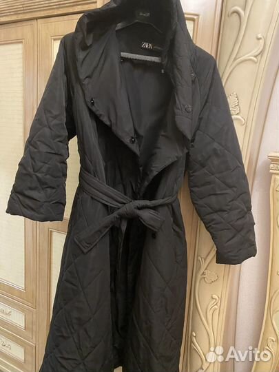 Стеганое пальто