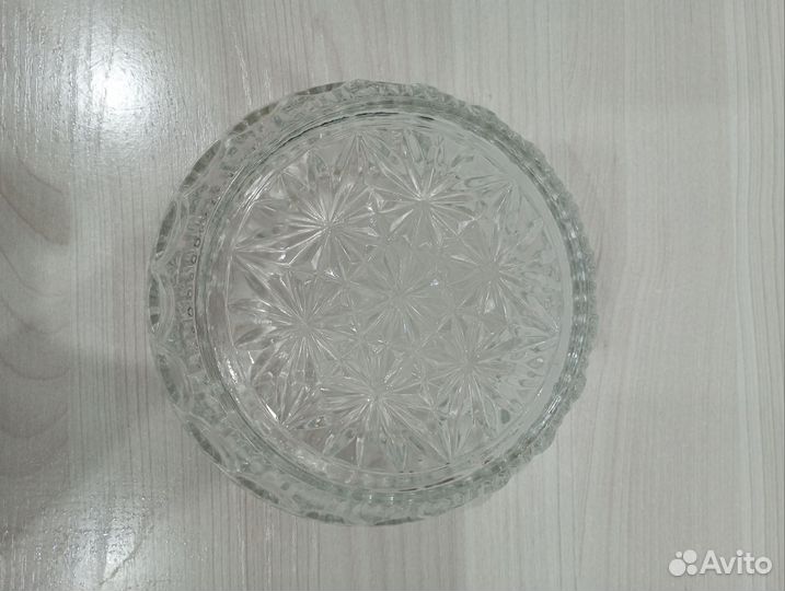 Конфетница пепельница стекло