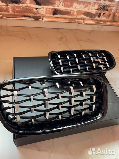 Решетка тюнинг (ноздри) BMW F30 тюнинг Diamond тюн