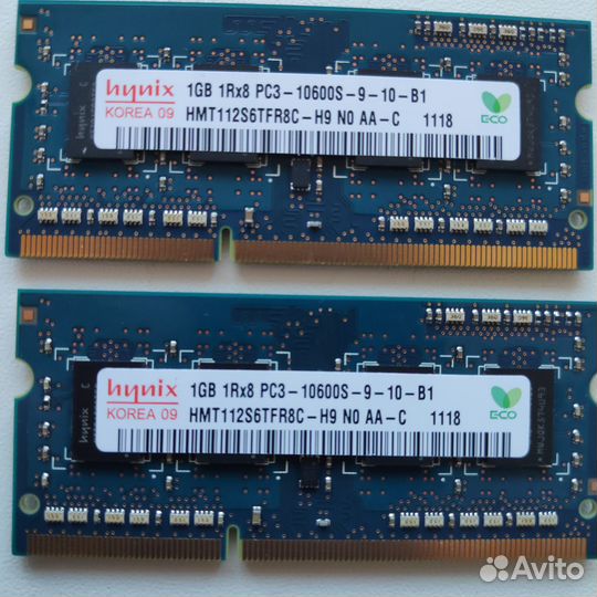 Оперативная память ddr2 для ноутбука 1gb