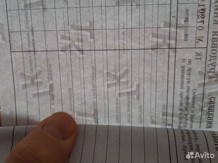 Трудовая книжка ТК