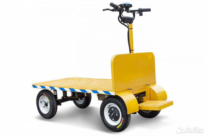 Грузовая электротележка RuTrike плита буксир 1500