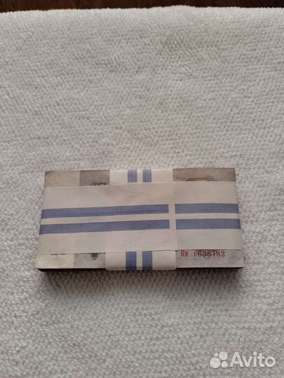 25 рублей.пачка.корешок 100 шт