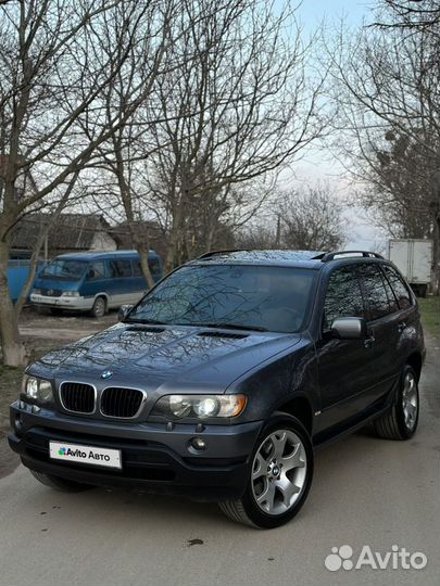 BMW X5 3.0 AT, 2003, 206 000 км