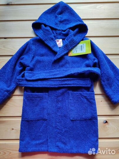 Детский махровый халат новый