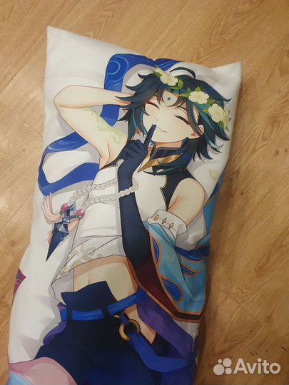 Подушка дакимакура геншин