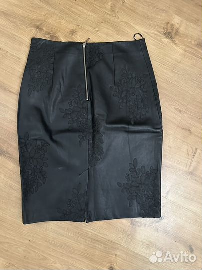 Кожаная юбка