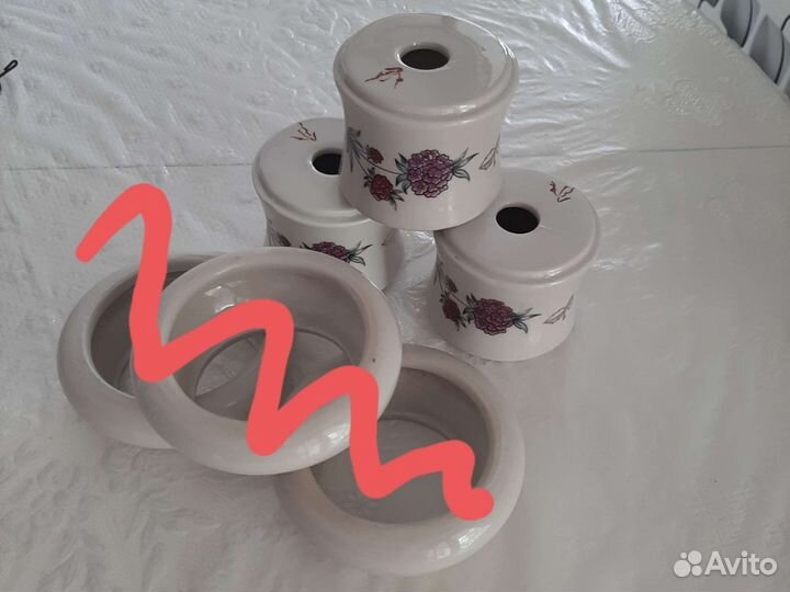 Керамические вставки от люстры