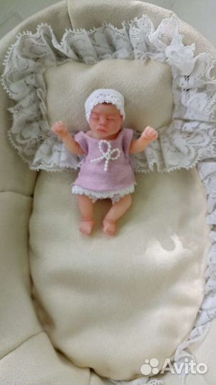 Мини Реборн силиконовый