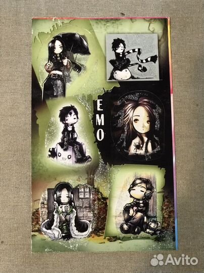 Наклейки аниме