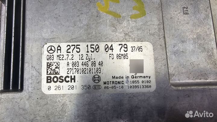 Блок управления двигателем Mercedes W221