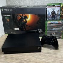 Xbox One X 1Tb + 550Игр Game Pass Ultimate