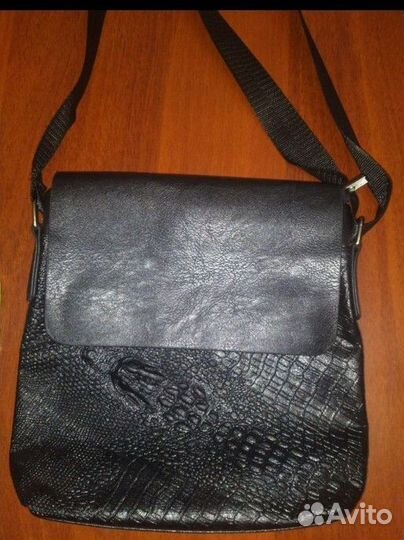 Новая Мужская кожаная сумка