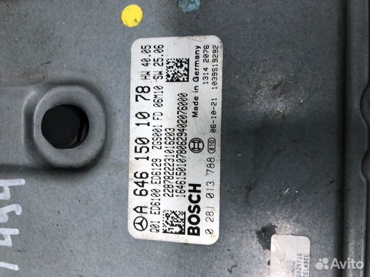 Эбу мозги Mercedes Vito W639 ом646 2006