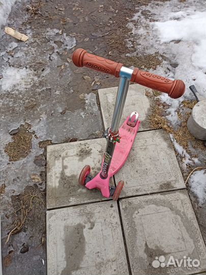 Самокат детский трехколесный бу