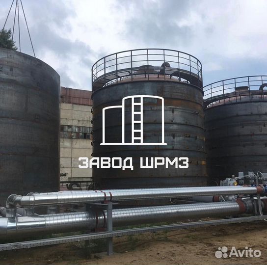Резервуар вертикальный стальной 700 кубов