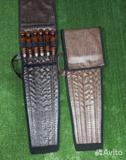 Шaмпура с деревяннoй ручкой в чехле