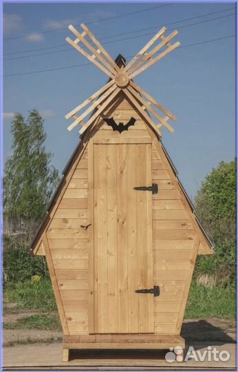 Уличный туалет домик с установкой пку 781