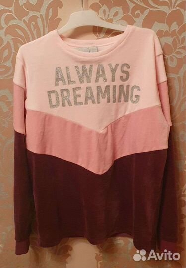 Костюм новый джемпер флисовые+штаны хлопок