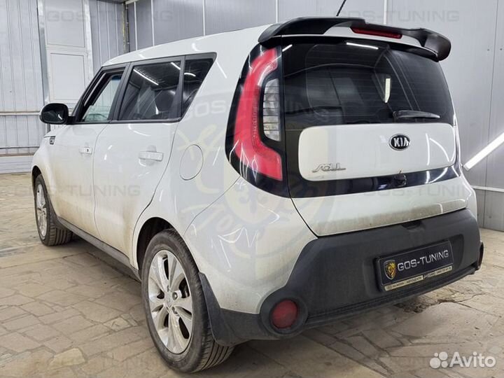 Тюнинг спойлер на Kia Soul